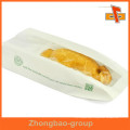 Printing Brown White Paper Bag With Clear Window For Baked Cookies , Breads , Cakes